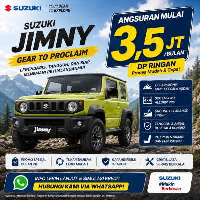 Harga Suzuki Bandung SUZUKI JIMNY, Klik Disini
